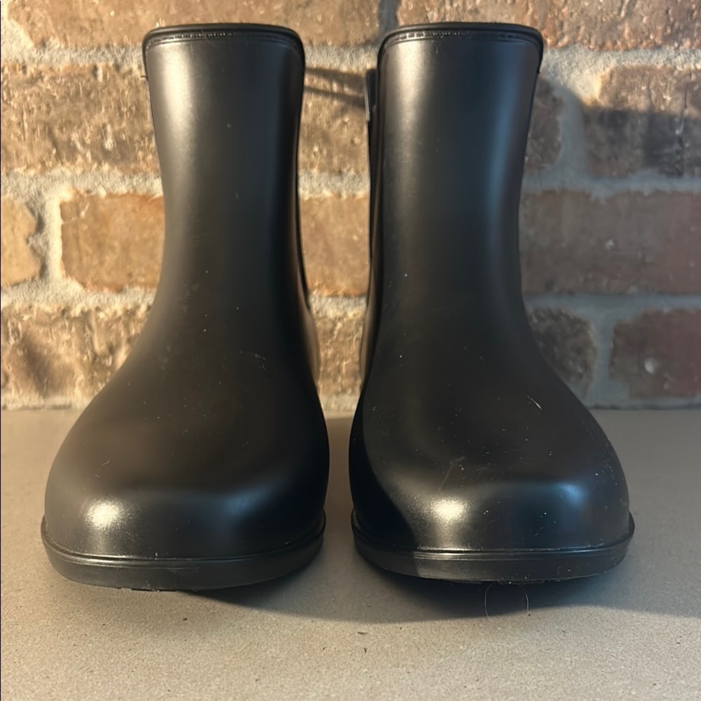 a new day Black Chelsea Ankle Boots Sz 8W EUC - Picture 3 of 11